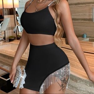 Never worn, super sexy outfit size small